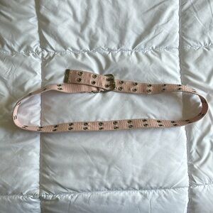 Girls light pink belt